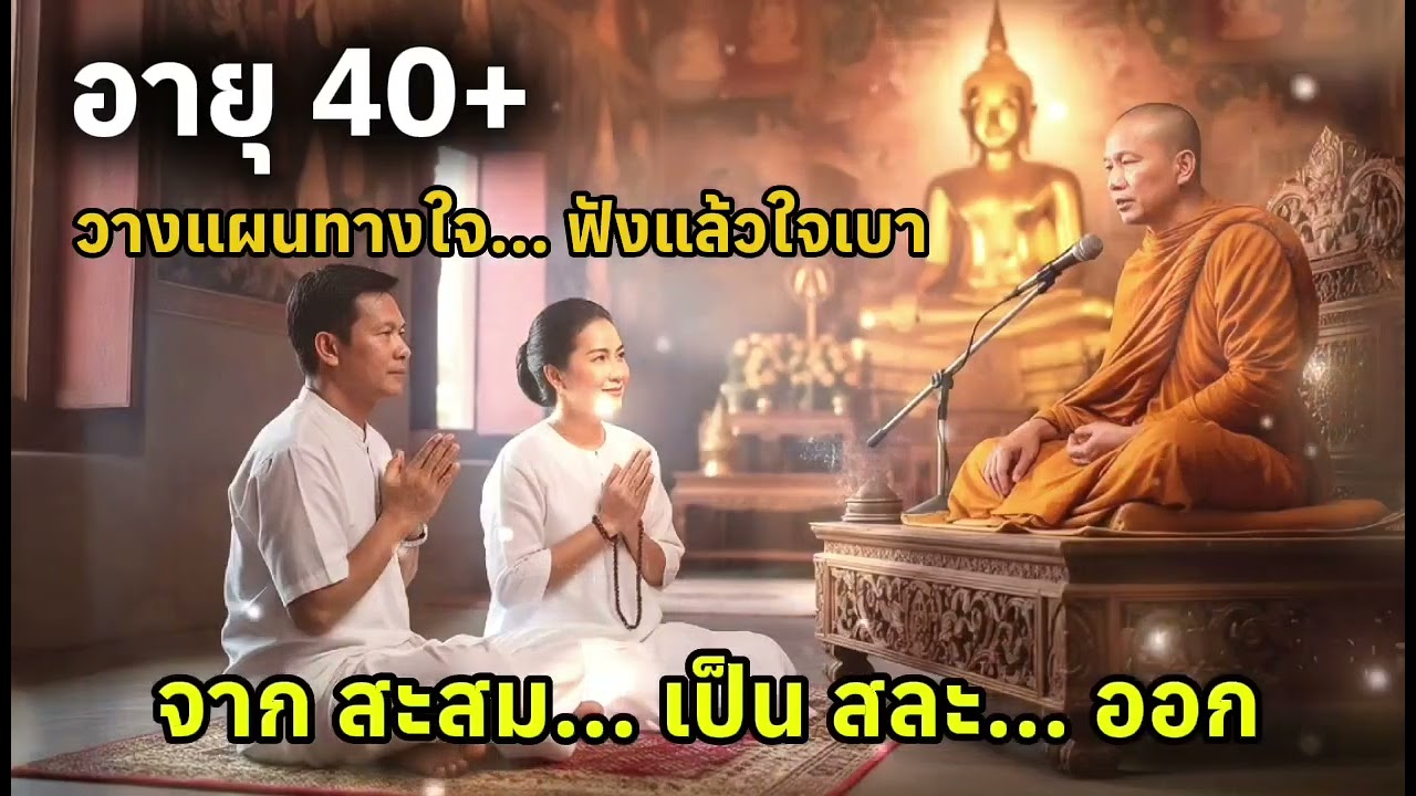40+ ฟังแล้วใจเบา​ ย้ายจาก 'สะสม' มาเป็น 'สละออก​ #คำสอนพระพุทธเจ้า #คำสอน #ธรรมะ 