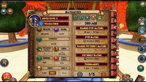 Wizard101 LEVEL 1 WARLORD PvP DECK SETUP 3RD AGE!!! (COMMENTARY)