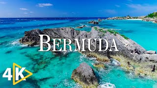 FLYING OVER BERMUDA (4K UHD) - Soothing Music Along With Beautiful Nature Videos