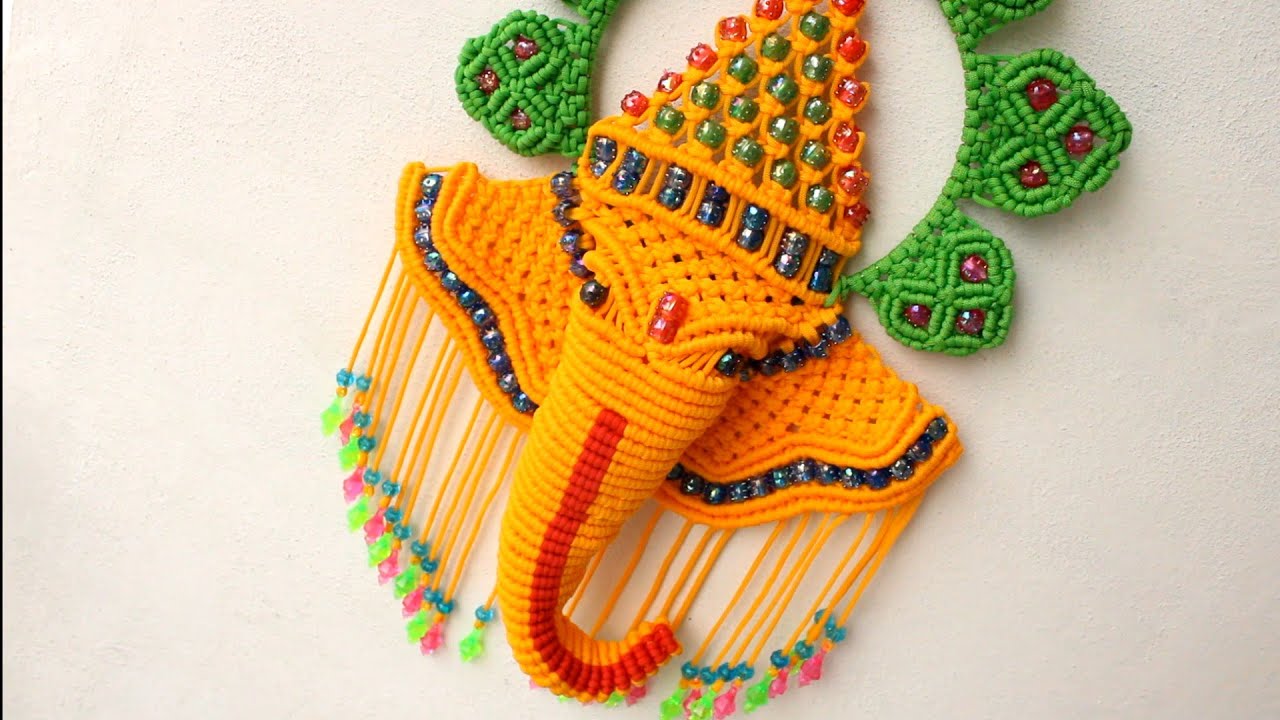 Macrame Beautiful Ganesha Design YouTube