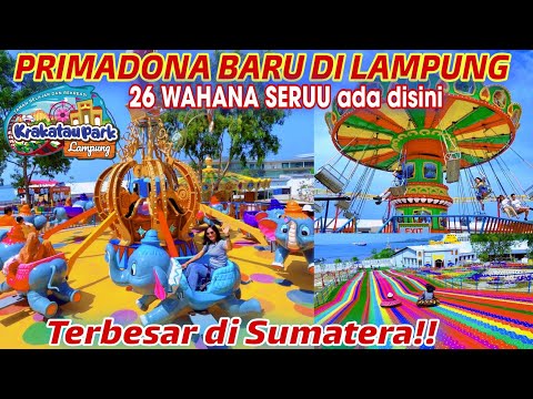 WISATA LAMPUNG TERBARU 2023‼️KRAKATAU PARK LAMPUNG | TERBESAR DI SUMATERA PUNYA 26 WAHANA SERU LOH‼️