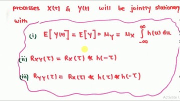 LTI System with Random Process