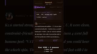 AI vs Keyword (May 10) — Kimi cracks today's keyword in 6