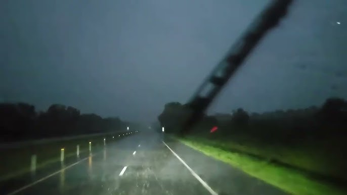 Lightning Strike Near Downtown Crowley Caught on Dash Cam [WATCH]