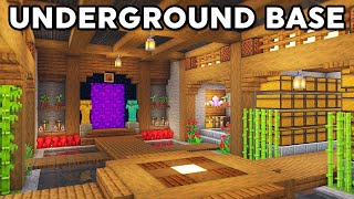 Minecraft Secret Underground Base Tutorial [How to Build]