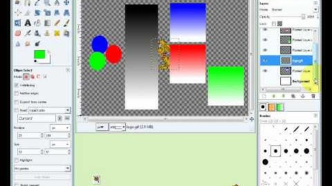 A6 Layer Modes Test Image GIMP