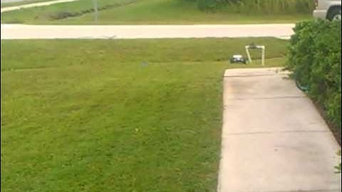 Exceed RC Sunfire with Ezrun 3300KV brushless system and truck tires.