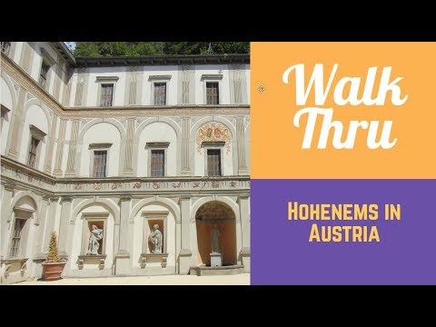 Walking through: Hohenems in Vorarlberg in AUSTRIA