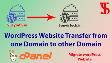 WordPress website transfer from one domain to another domain || Migrate WordPress website.
