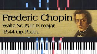 F. Chopin - Waltz No.15 in E major [Ashkenazy]