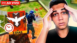 💙 FREITAS AO VIVO 💙 SOLO RANKED!  ULTIMOS DIAS DA TEMPORADA💙 FREE FIRE MOBILE 💙 LIVE ON! 💙