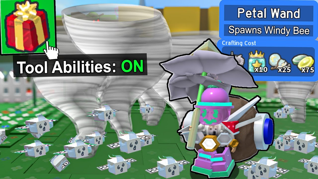 Bee Swarm Simulator, But Tools Have OP Abilities!