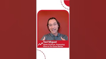 Ted Miguel discusses the science that really transforms poverty reduction & global development