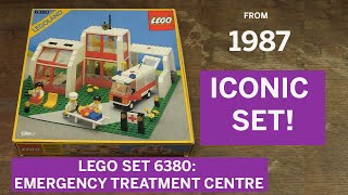 unbox, build and review of iconic Lego set 6380: Emergency treatment centre of 1987! #lego