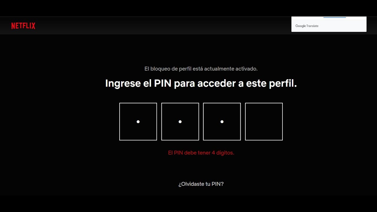 Poner Pin o Clave en tu Usuario de Netflix New 2020 YouTube