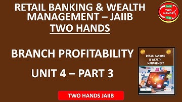 MODULE A UNIT 4 PART 3 I RETAIL BANKING AND WEALTH MANAGEMENT I TWO HANDS JAIIB I JAIIB RBWM I JAIIB