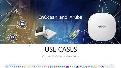 Webinar: EnOcean and Aruba – the secure connection of IoT and IT (European version) II