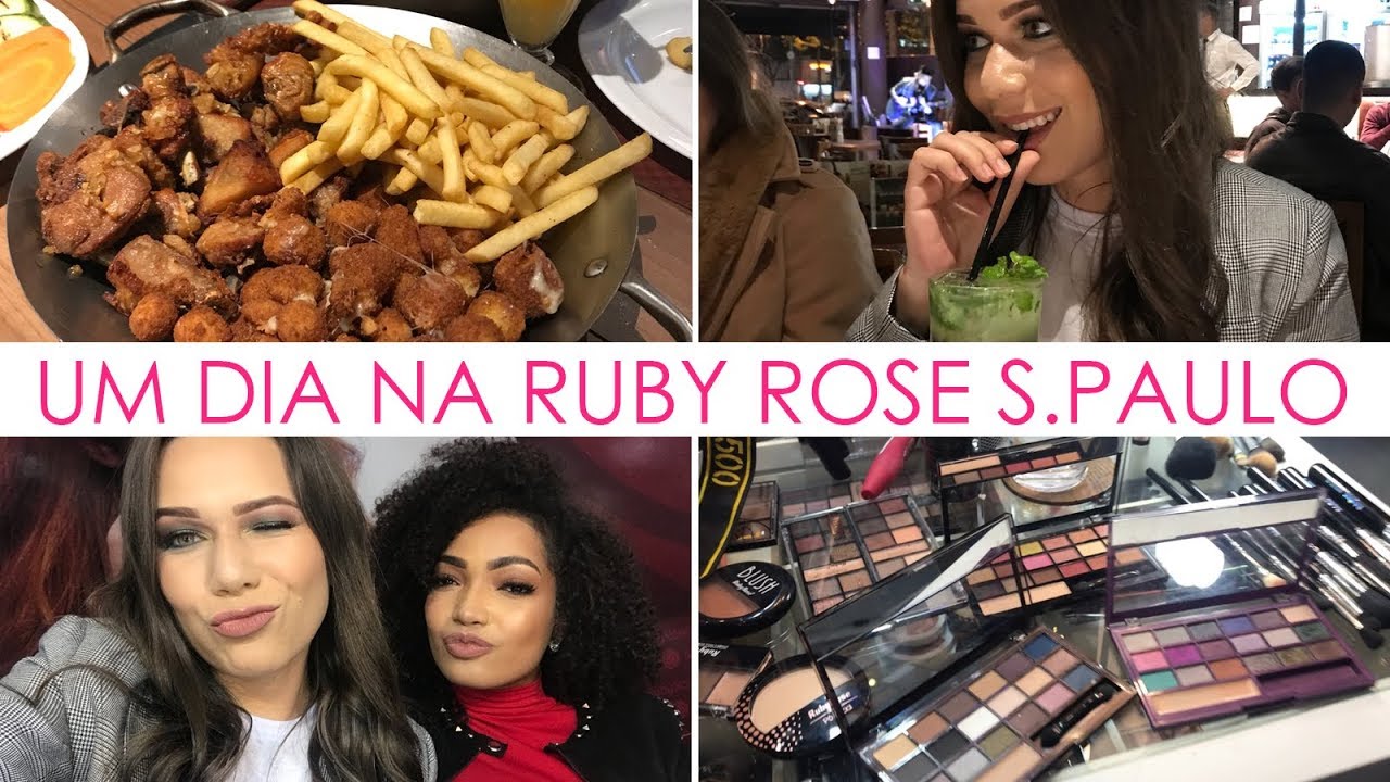 RUBY ROSE OFICIAL | COMEMORAÇÃO COM YOUTUBERS | RESTAURANTE CHIC