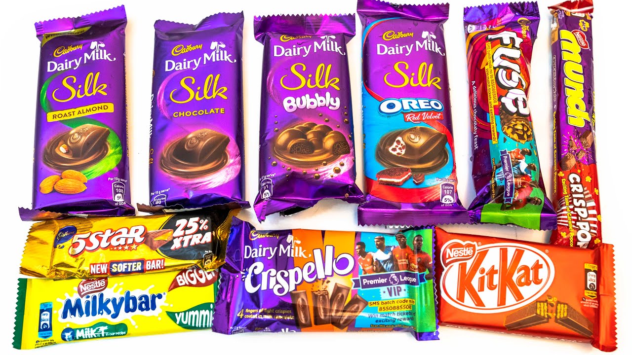 Dairy Milk silk and other chocolates opening - YouTube