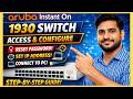 How to Access and Configure  Aruba instant on switch series 1930 