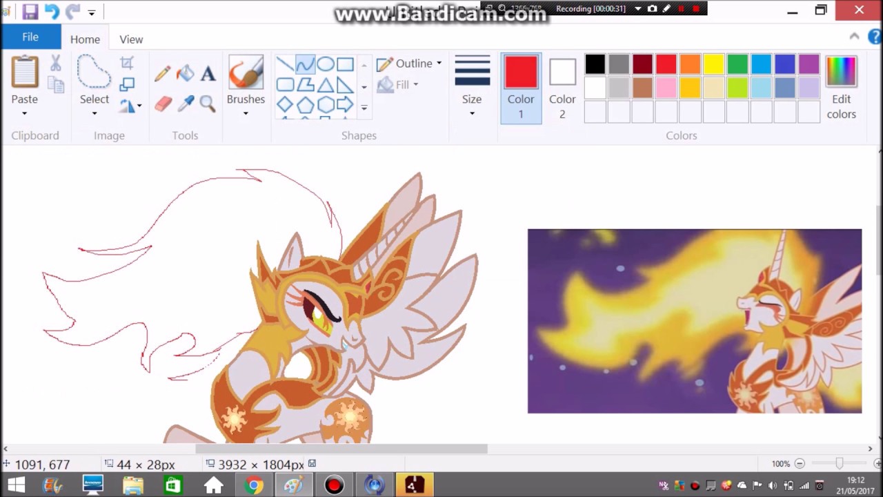 Mlp speedpaint Day Breaker - YouTube