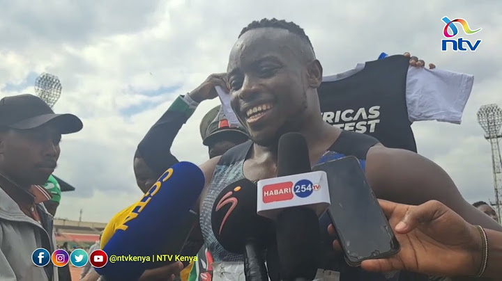 World Championships Qualifiers: Ferdinand Omanyala wins the men's 100M with a time of 9.85 seconds