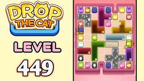 Drop the Cat! Level 449 Walkthrough