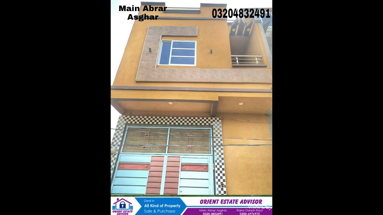 2 Marla House Double Story furnished house at Hanif Town Near Amir Town llOrient Estate Advisorll