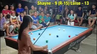 Mortal Enemy In Billiard Rematch! Shayne Acebar 🆚 Heloise Llenares