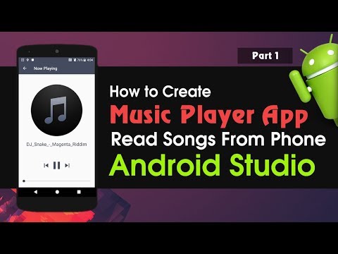 Android Studio Tutorial How To Create Music Player Application | Read Songs From Phone Part 1