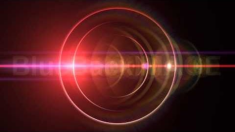 Opening intro Flash light flare B1 red Short