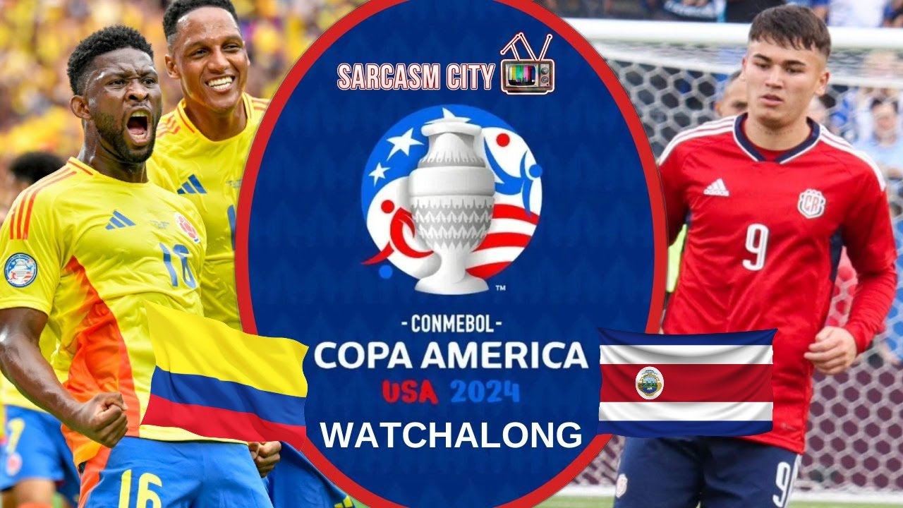 COLOMBIA 3-0 COSTA RICA LIVE Stream Watchalong - COPA AMERICA - GROUP D ...