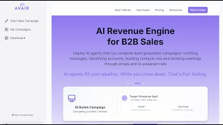 AI-Powered Lead Generation: Avair Demo of Pair Selling for B2B Sales