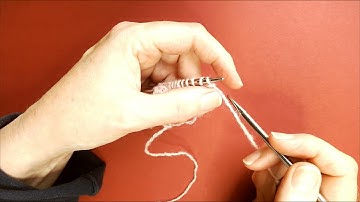 How to work a Yarn Over at the beginning of the row