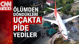 Trabzonda Hurdaya Ayrılan Uçak Artık Pide Salonu