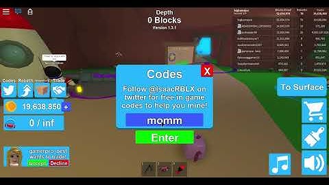 Roblox Mining Simulator codes -Part 1  May 30 giveaway