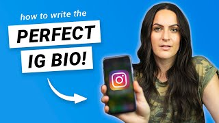 How to write the PERFECT INSTAGRAM BIO &amp; 4 things to avoid!