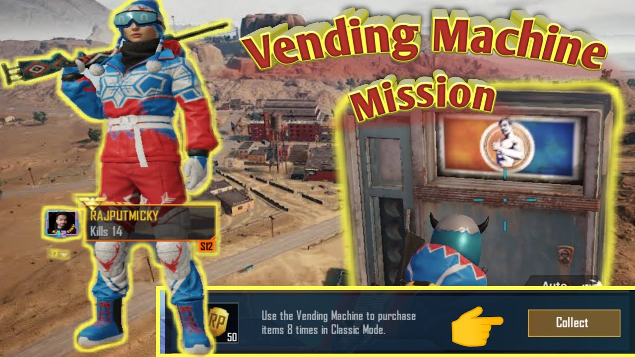 #13 How to complete Vending Machine mission ||  Mad Miramar Map || By RajpuT Gamer.