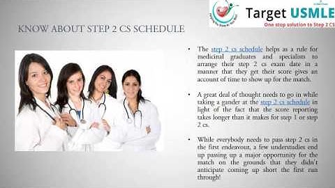 Get to Know About Step 2 CS Schedule | Target USMLE