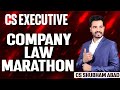 Company Law Marathon (covered Part B ) secure 40 marks | CS Shubham Abad