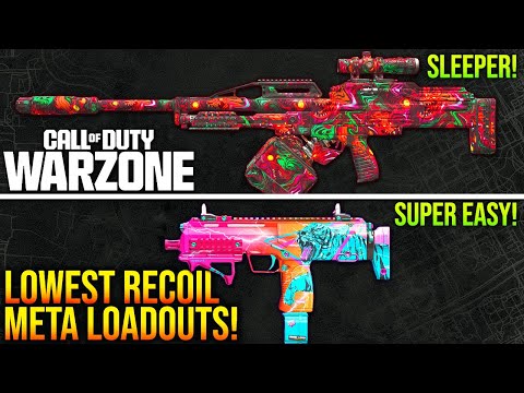 WARZONE: New TOP 5 LOWEST RECOIL META LOADOUTS To Use! (WARZONE Best Setups)
