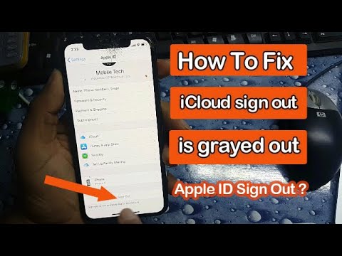 How To Fix Apple ID Sign Out Greyed Out