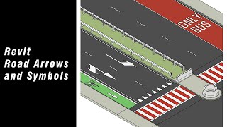 Revit Road Arrows and Symbols (Metric + Imperial)