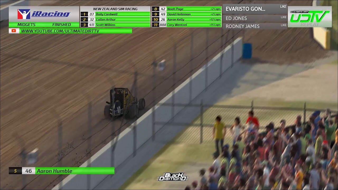 New Zealand Sim Racing National Midget Series at USA International Speedway