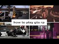 How To Play GTA 5 RP | Beginners FiveM Tutorial ♡