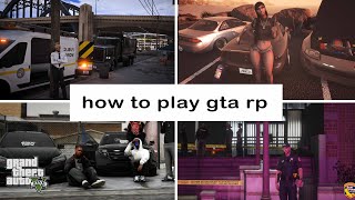 How To Play GTA 5 RP | Beginners FiveM Tutorial ♡