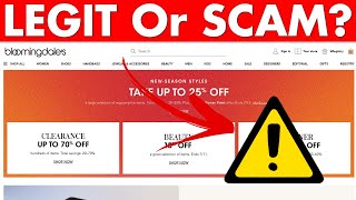 Bloomingdales.com Review - Legit or Scam Store?