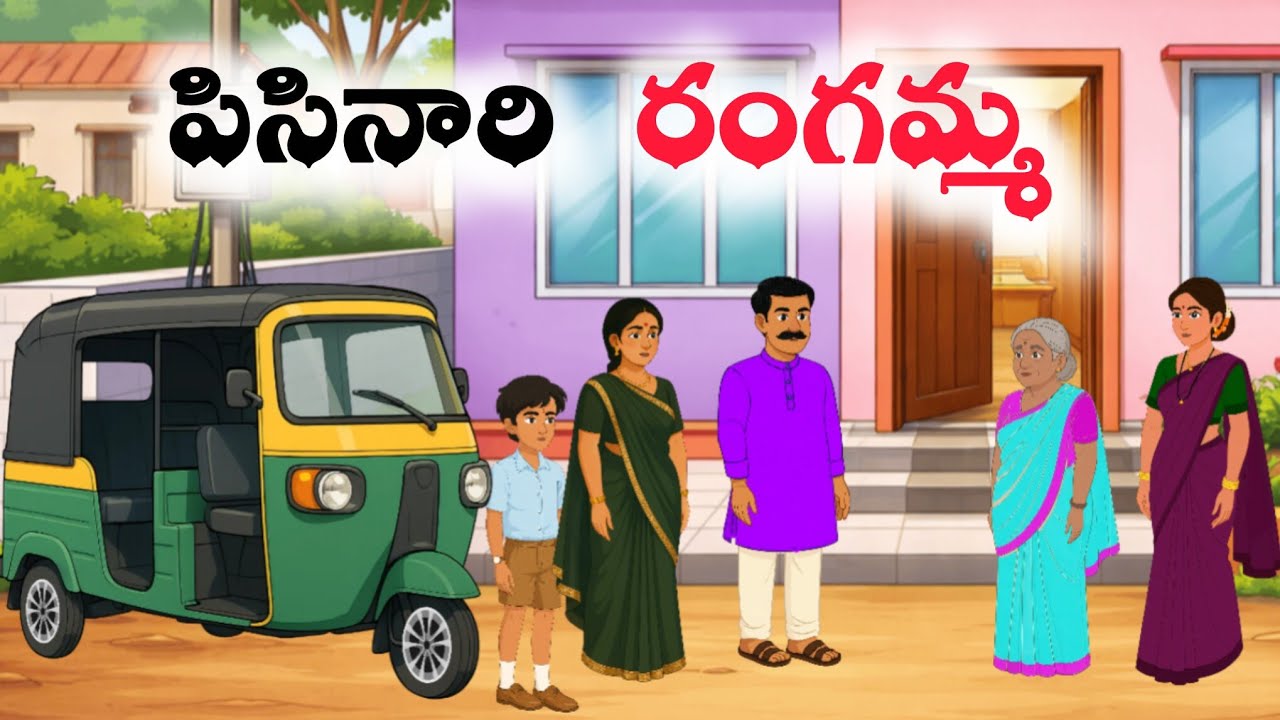 Telugu stories - పిసినారి రంగమ్మ | Telugu moral stories | Atha kodalu stories