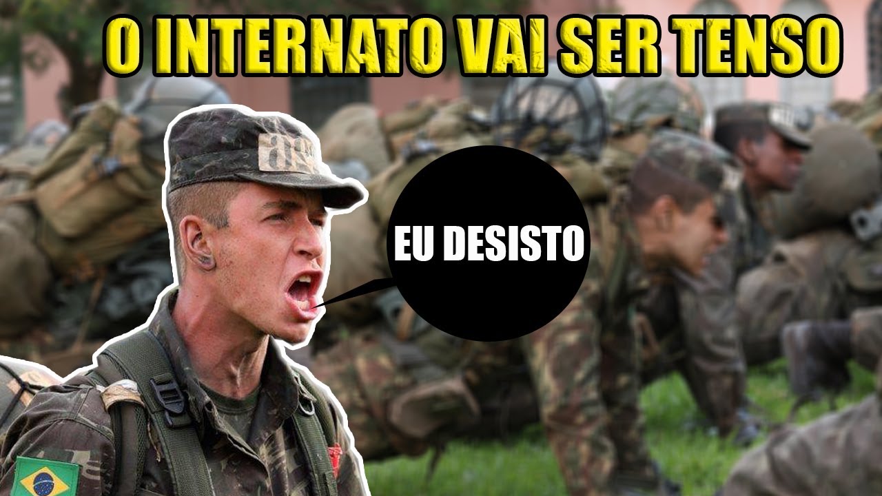 VOCÊ VAI DESISTIR DO INTERNATO SEM ESSES ITENS Exército Brasileiro