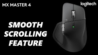 Famous Logitech MX Master 4: How To Enable / Disable Smooth Scrolling Profile